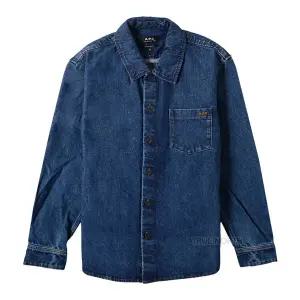 [아페쎄] 24SS 남성 COGWB H02837 IAL 오버핏 데님 셔츠 블루