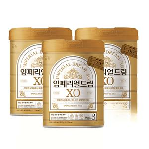 임페리얼드림XO 골드 3단계 800g  3캔 첫돌부터 24개월까지 소화흡수
