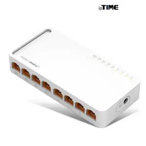 ipTIME H8008 초소형 8포트 기가비트 스위치 스위칭 허브 1Gbps