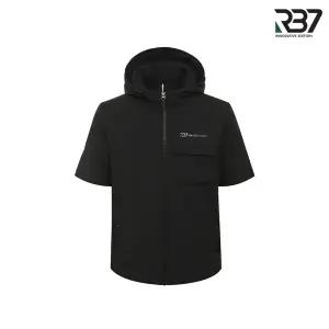 [RB7] 남성 퀄팅 반팔 후드 패딩 베스트/조끼 R4WMVT776