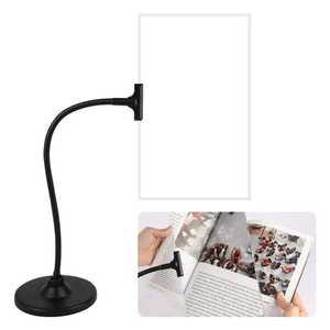 독서용 대형 확대경 고배율 돋보기 사각 탁상용 책 검사 수리