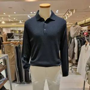 [올젠](의정부점)메리노울 블렌드 우븐 카라니트 V2 4컬러  ET1203F