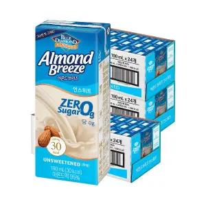 아몬드브리즈 언스위트 제로슈가 190ml 72팩