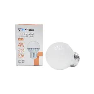 포커스 플러스 LED 인찌구 4W, 전구색, 1개