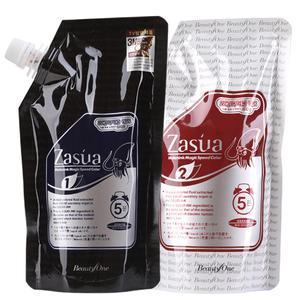 뷰티원 자수아 멜라닌크 5분 스피드칼라 오징어먹물 염색약 500ml