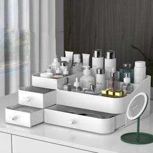 화장품 수납 정리함 다용도 메이크업 정리함 화장대 메이크업정리