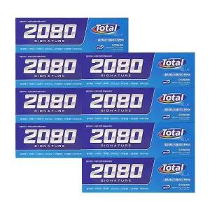 애경 2080 시그니쳐 토탈 블루치약 125g 4입 x2