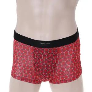 갤러리아 레드 그물망사 아웃밴드 드로즈 TEMDR613RD