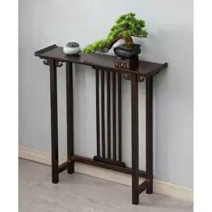 폭좁은 콘솔 복도 테이블 현관 거실 철제 엔틱 장식장 벽난로 수납장