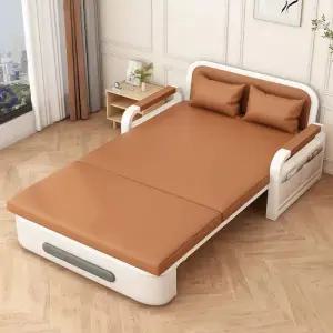 접는 침대 2인용 접는침대 기숙사 블랙 원룸 좁은방