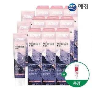 [애경]2080 퓨어 치약 120g 3입 X 3개+치약 50g 증정 (핑크마일트민트향/프레쉬민트향 택1)