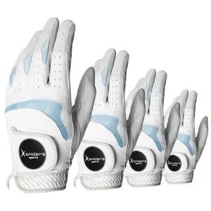 X스파이더스 여성용 반양피 골프장갑 4장 왼손 오른손 양손 선택