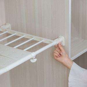 창틀 길이조절 압축봉선반 압축선반 좁은세탁실 칸막이