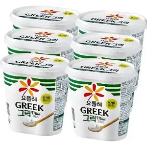 빙그레 요플레 그릭 요거트 무가당 플레인 900g(6입)