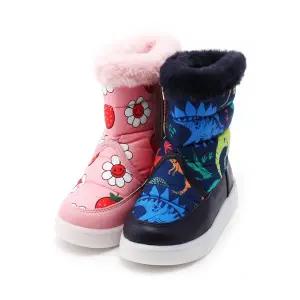 [바나나팜스]led아동 방한화 hp공룡딸기 라이팅 패딩부츠(cp)