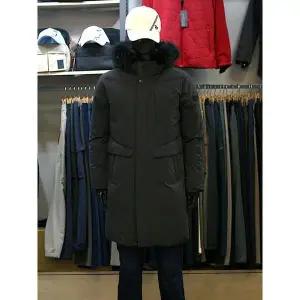 [팜스프링스] 세이브존03 팜스프링스 남성 골프 겨울 라쿤퍼 후드 덕 패딩 점퍼 AT (S44001151)