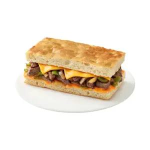 [할리스] 필리 치즈 스테이크 포카치아