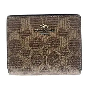 코치 스냅 월렛 인 시그니처 캔버스 반지갑 CW789 IMXHE