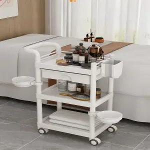 미용웨건 선반이동식 트롤리 관리실 웨건 도구보관함