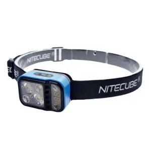 NITECUBE 모션센서 경량 충전식 안전모 LED 헤드랜턴 헤드랜턴 LED헤드랜턴 등산랜턴 안전모랜턴
