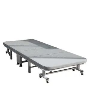 접이식침대 공간용 간이침대 간이 접이식 야전 라텍스