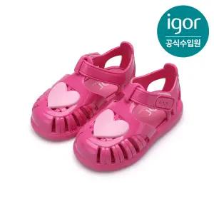 토비 글로스 러브 젤리슈즈 푸시아 키즈샌들 IGSDL4M2FF by트래드후스