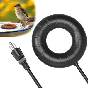 Woxzibb 조류 목욕 히터 겨울철용 70W 120V 자동 건조기 야외 및 동물용 물그릇 치킨 쿱 물 주조 알루미늄