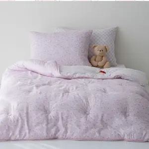 토토 스프레드 싱글 S 세트 핑크 차렵 이불 침대 패드 침구 (WFJ5Q9X)