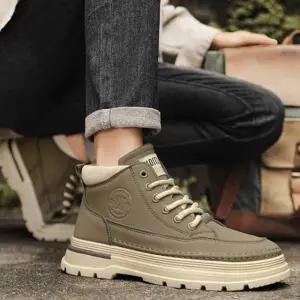 남성 하이탑 패션워커 세련된 스타일 키높이 신발 3컬러 옵션