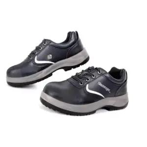 안전 작업용 스틸토캡 하이컷 가죽 안전화 4인치 건설용 부츠 (WFJ5SPY)