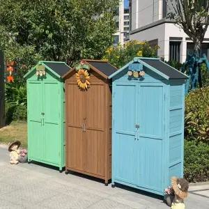 소형 조립식창고 마당 야외 간이 도구 옥상 농기구 캐비닛