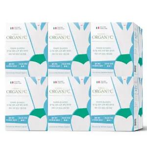 콜만 플로우 흡수 빠른 순한 생리대 날개형 중소형 10개입 6개