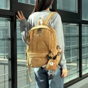 골덴 코듀로이 인형 백팩 (WFJ65MF)