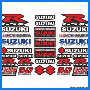 비닐 스즈키 오토바이 스티커 데칼 로고 탱크 엠블럼