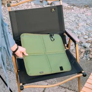 히트쉘 휴대용 캠핑 방석 야외 카라비너 등산 1인용 방수 접이식