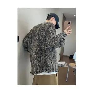 키체샵 남성 바람막이 점퍼 가을 겨울 빈티지멜란지노카라 자켓 코트 커플 HO4