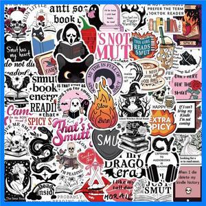 10/50PCS 다크 로맨스 리더 Smut Bookish 스티커 Kindle 스크랩북 전화 스케이트 보드 DIY 장식 방수 낙서