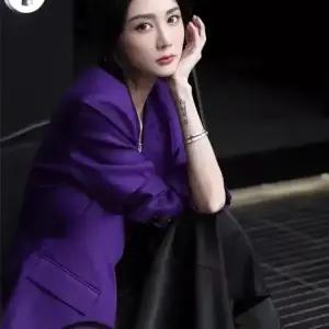 여성패션 정장 자켓 보라색 코트 가을 겨울 캐주얼 예쁜 쇼트 상의 DL4