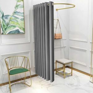 간이탈의실 커튼 부스 노란색 옷가게 스튜디오 스탠드형