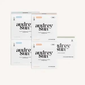 오드리선 더블코어 유기농 순면 생리대 TCF 비건 비기너패키지(중형 대형 라이너)