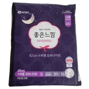 좋은느낌 수퍼롱 오버나이트 날개형 20개입 x 6개