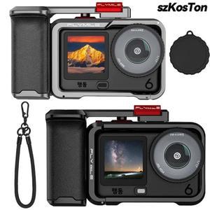 DJI 오스모 액션 6 스트리트 그립 키트 카메라 알루미늄 프레임 케이스 렌즈 캡 포함 액세서리