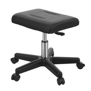 가죽 발판 사각 보조의자 발받침 책상밑 풋스툴 의자 높이조절