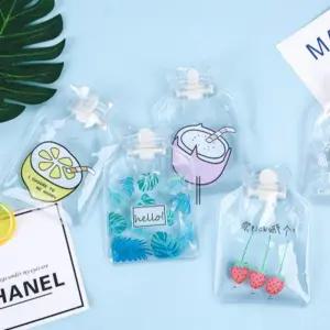 귀여운 미니 찜질 보온 물 주머니 얼음 팩 온수 작은 핫팩 월경통 배 온 냉 겸용 워터 백