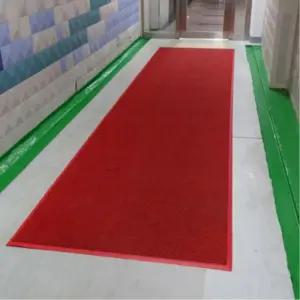 회사 공장 바닥 눈미끄럼방지 레드 롤매트 카페트 정문 편의점 폭설물기제거 신발장