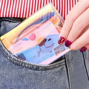 고품질 PVC 홀로그램 파우치 미니백 소품 화장품 10x8cm (WFK9FFY)