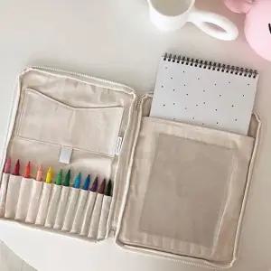 접이식 미술 화구 가방 아트백 캔버스백 도구 가방 (WFK9F5R)