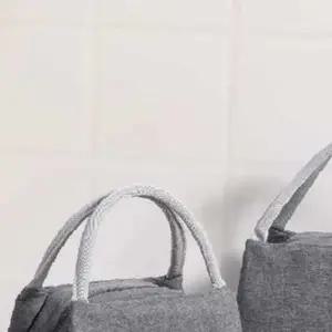 쌍문상회 손잡이 보온보냉백 도시락가방 무지 심플 런치백