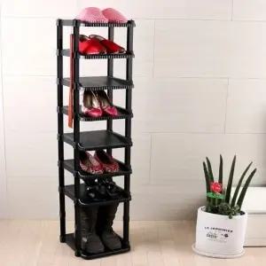 좁은현관신발정리대 신발거치대 아파트 좁은현관 틈새 신발수납대 부츠형 (WFKA29R)