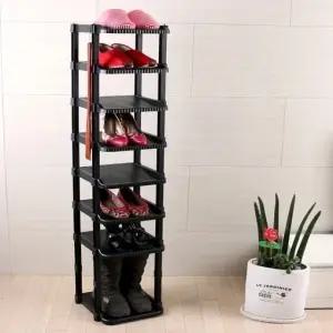 좁은현관신발정리대 신발거치대 아파트 좁은현관 틈새 신발수납대 부츠형 (WFKA2US)